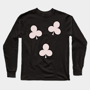 Queen Of Clubs Long Sleeve T-Shirt